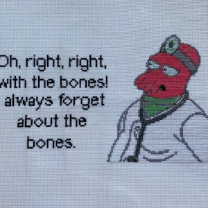 Dr. Zoidberg Cross Stitch