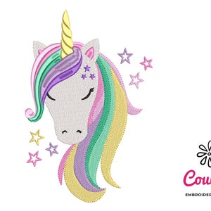 Star Unicorn - Machine Embroidery Design, Embroidery Patterns, Embroidery Files, Machine Embroidery