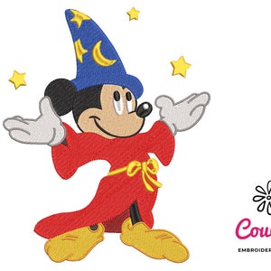 Fantasy Mickey Embroidery - Machine Embroidery Design, Embroidery Patterns, Embroidery Files, Machine Embroidery