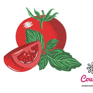 Tomatbroderi - Maskinbroderidesign, broderimönster, broderifiler, maskinbroderi