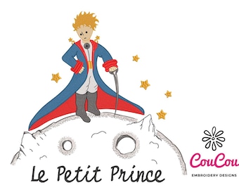 The Little Prince Embroidery - Machine Embroidery Design, Embroidery Patterns, Embroidery Files, Machine Embroidery