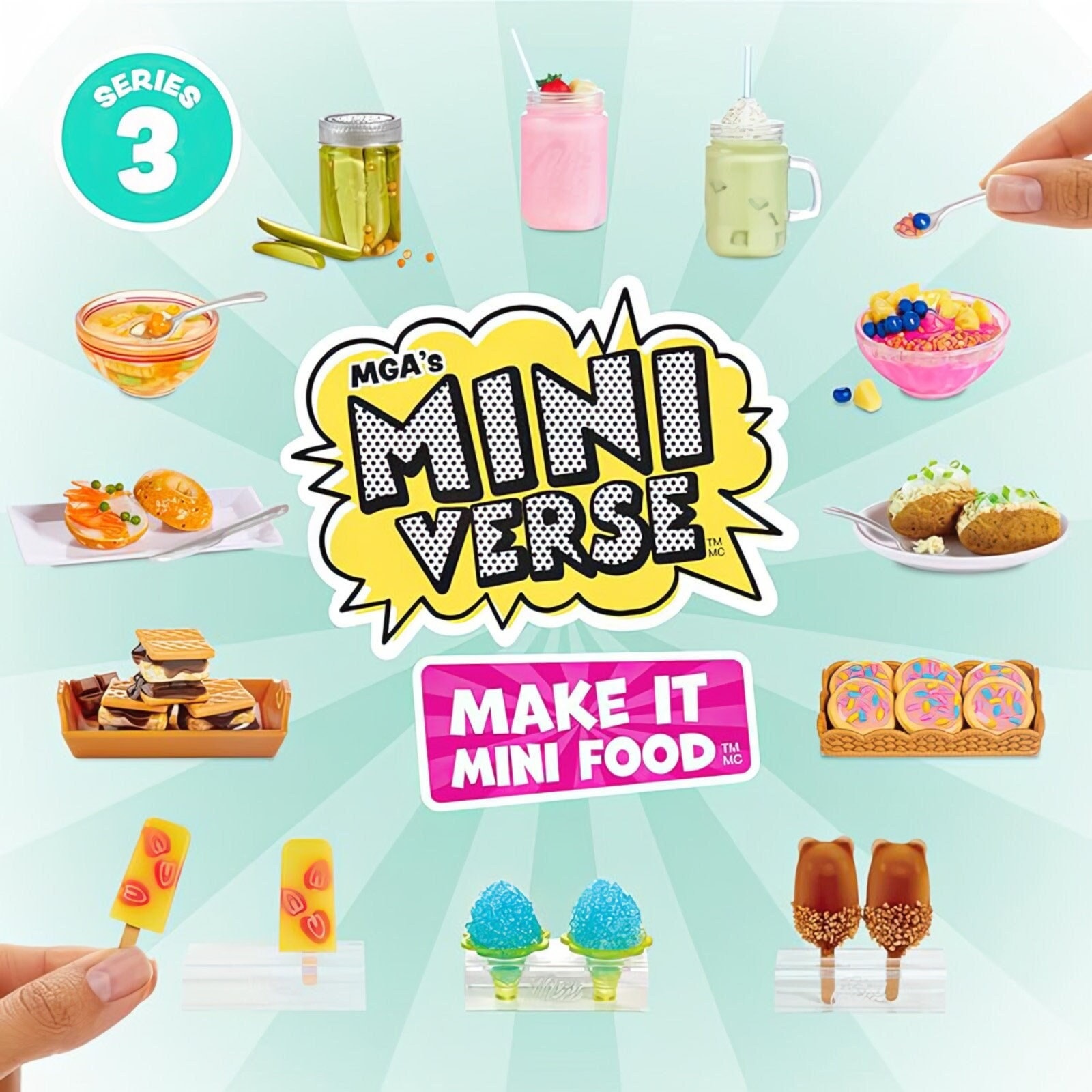 MGA Miniverse Make It Mini Food CAFE SERIES 3 Craft Kits You Pick