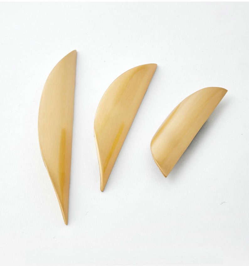 Gold Black Handles Curved Drawer Pulls Dresser Pull Etsy