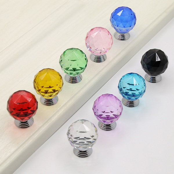 Crystal Knobs Etsy
