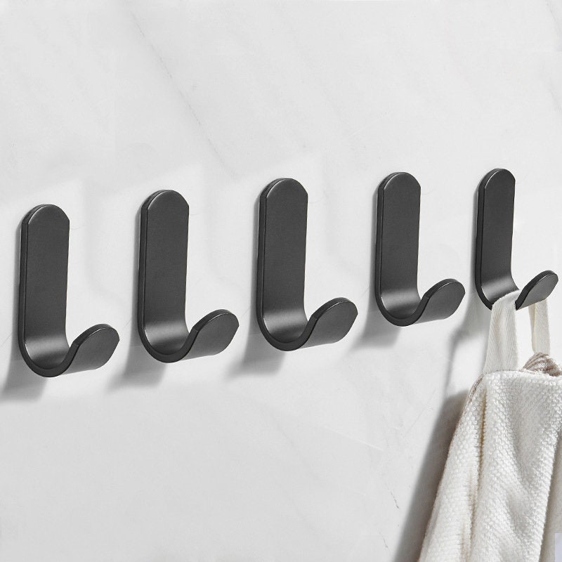 Gancio da parete multiuso in acciaio inossidabile autoadesivo ganci per  porta portachiavi cucina bagno asciugamano appendiabiti