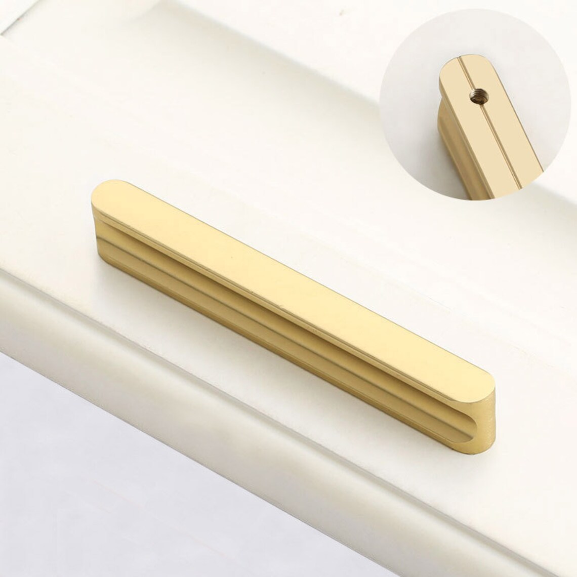 Simple T Round Handles Modern Gold Drawer Pulls Knobs Black Etsy