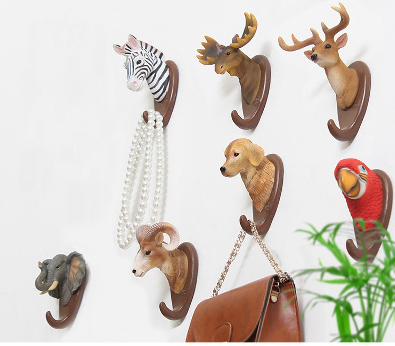 Modern Wall Hooks Animal Decorative Wall Hooks Handmade Coat Etsy