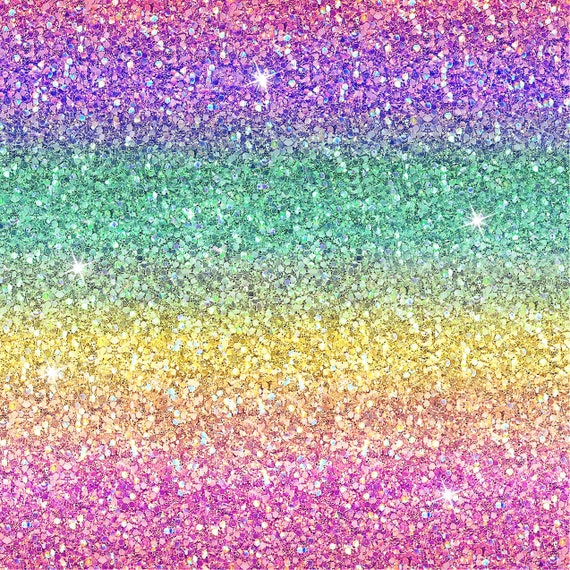 Rainbow glitter printed vinyl for Self Adhesive Vinyl Printed HTV Vinyl.  Sticker Vinyl Silhouette. Custom Printed Vinyl Australia