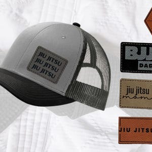 Jiu Jitsu Patch Hat. BJJ Trucker Hat.