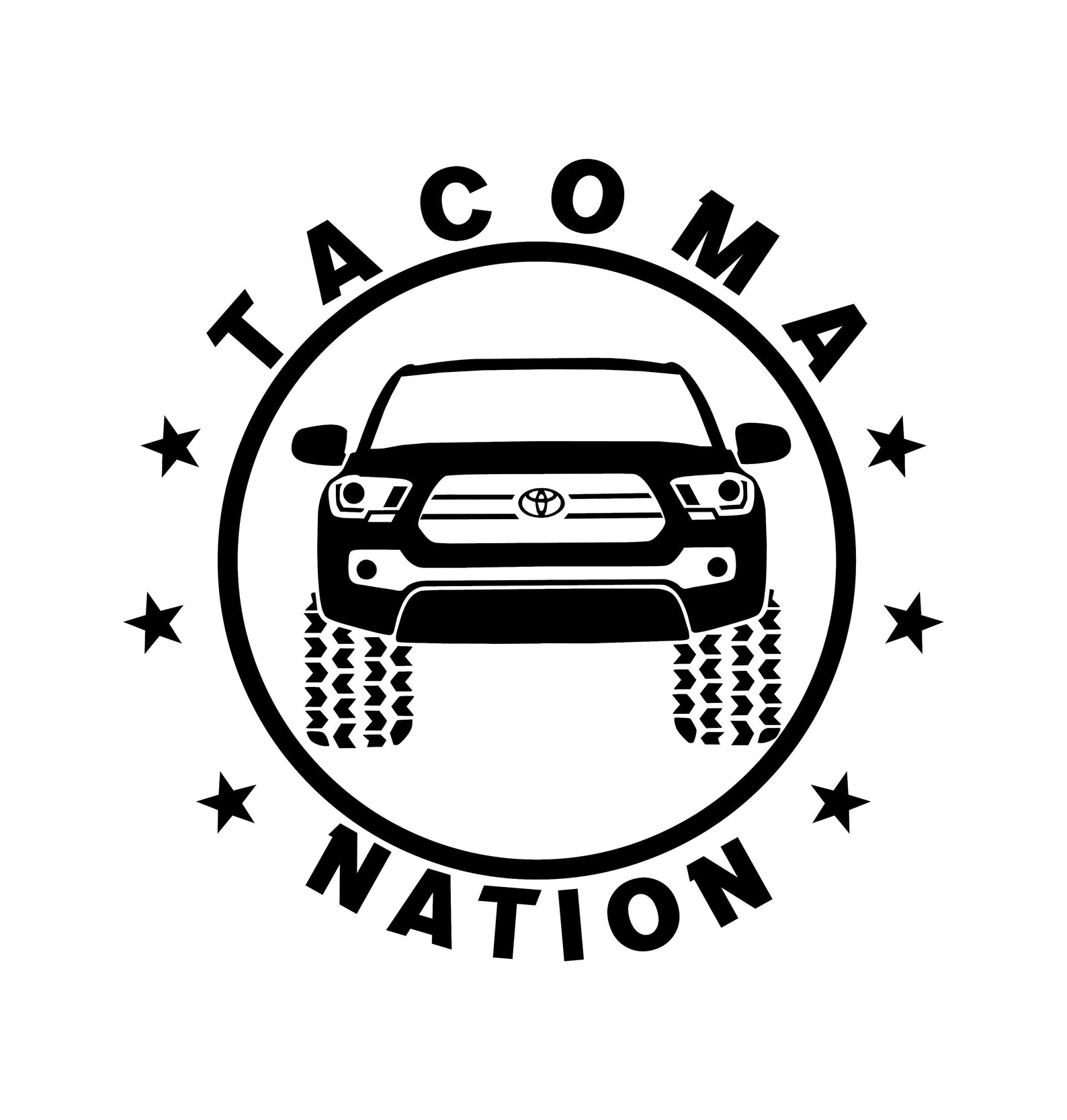Tacoma Nation Toyota 4x4 Tacoma Toyota Decal Car | Etsy