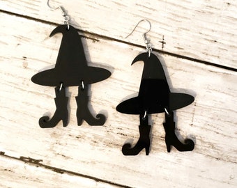 Witch Hat & Boots Earrings