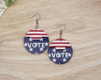 Vote Earrings, Election Earrings, Political Earrings