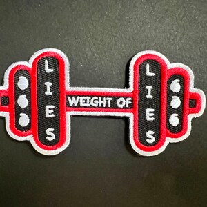 Avett brothers inspired weight of lies patch