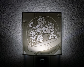 A Jetting Family Lithophane Night Light