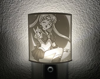 Sailor Moon 美少女戦士セーラームーン Lithophane Night Light