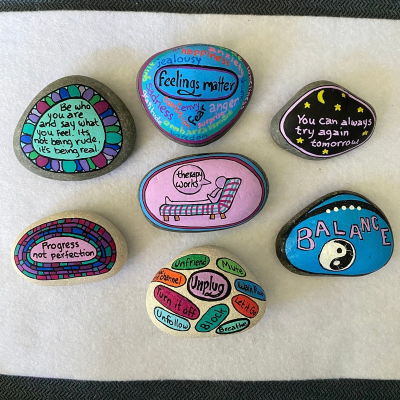 Encouragement Stones - Etsy
