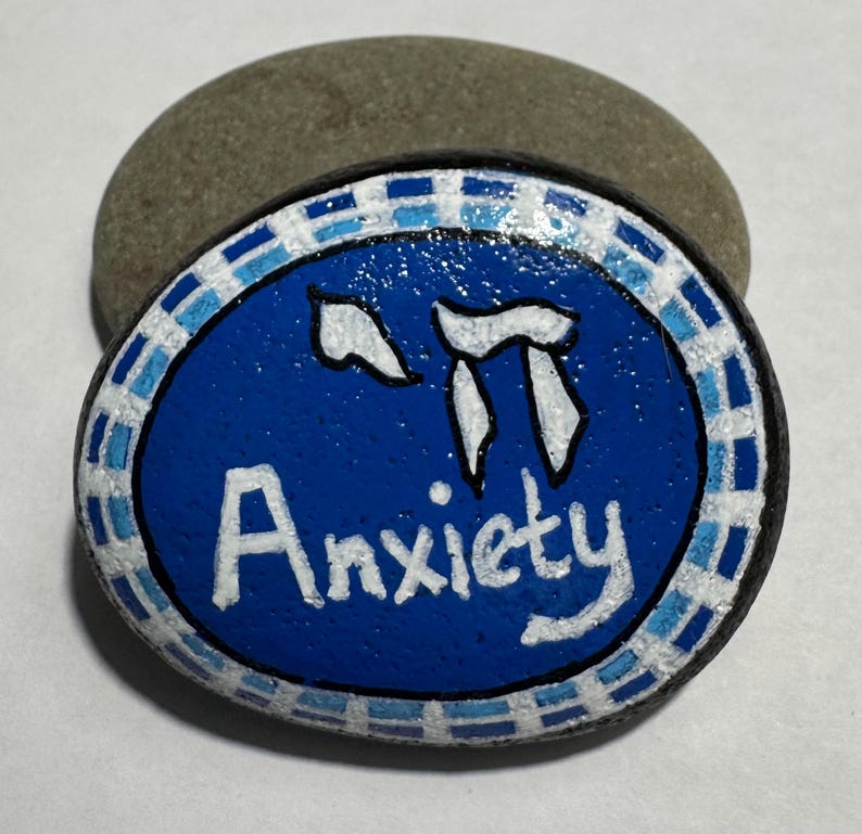 Jewish Rocks, Rosh Hashanah Rocks, Unique Rocks, Gift Rocks, Colorful ...