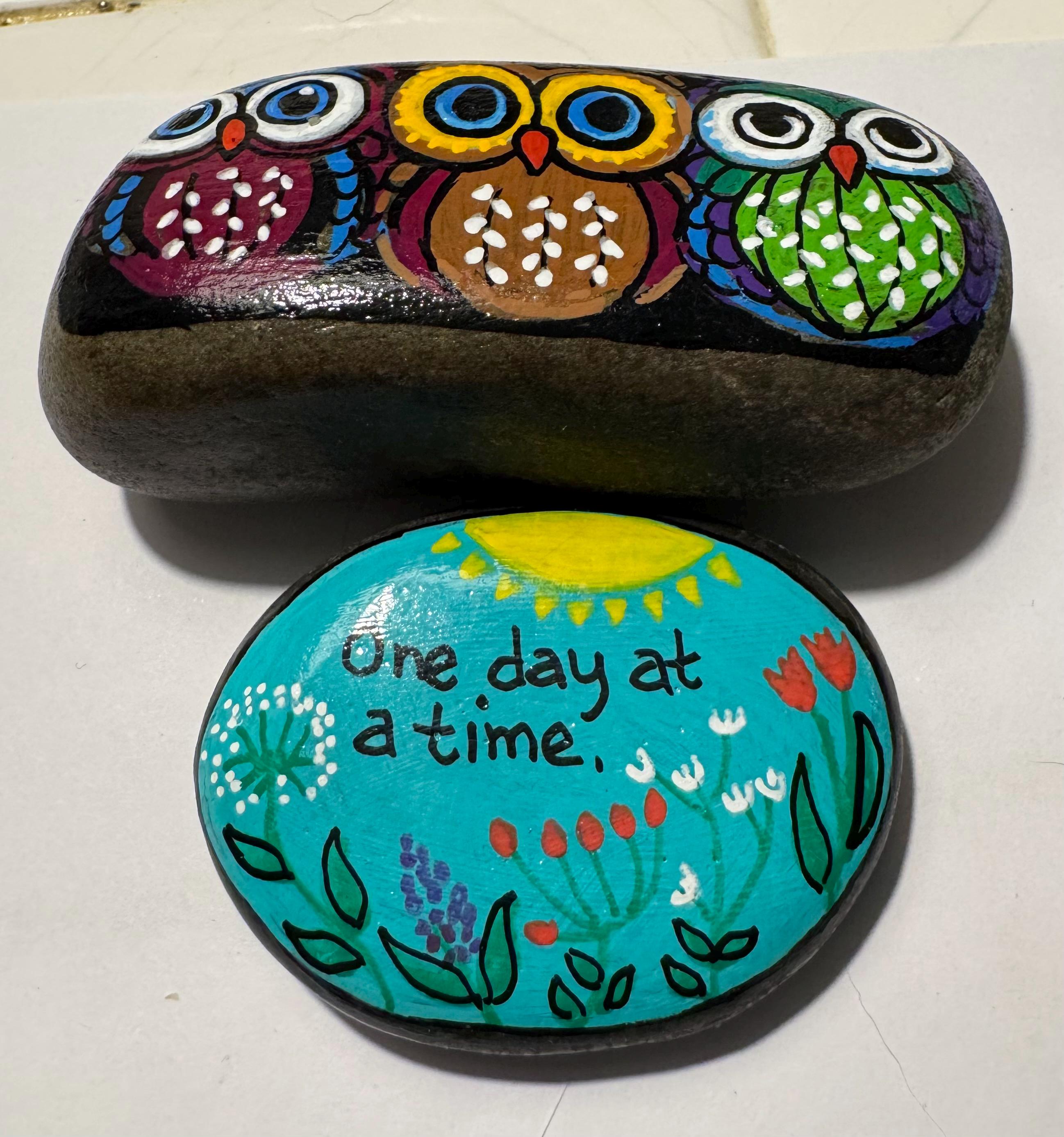 Hand-painted Affirmation Rocks – Inspirational Quote Stones ...