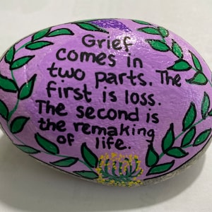 Grief and Loss Rocks/ Remembrance Rocks/grief Rocks/ Sympathy Rocks ...