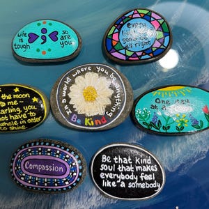 Mental Health Rocks, Psychosocial, Motivational, Wellness, Unique, Gift