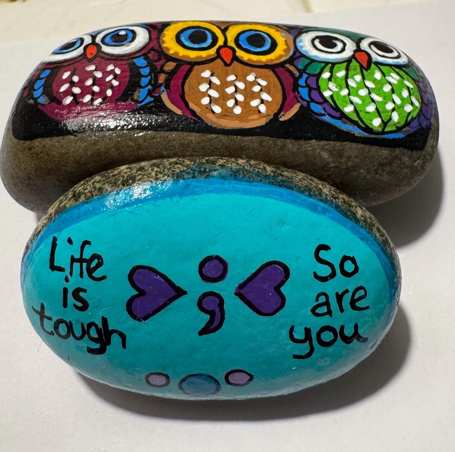 Hand-painted Affirmation Rocks – Inspirational Quote Stones ...