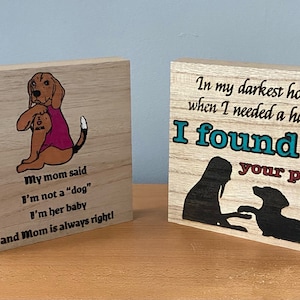 Hondvriendelijke oppas, in mijn donkerste uur, ik ben geen hond,