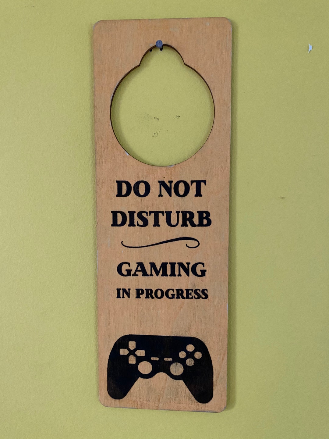 Do Not Disturb Sign / Game Sign / Playstation / Gamer / Gaming / Door ...