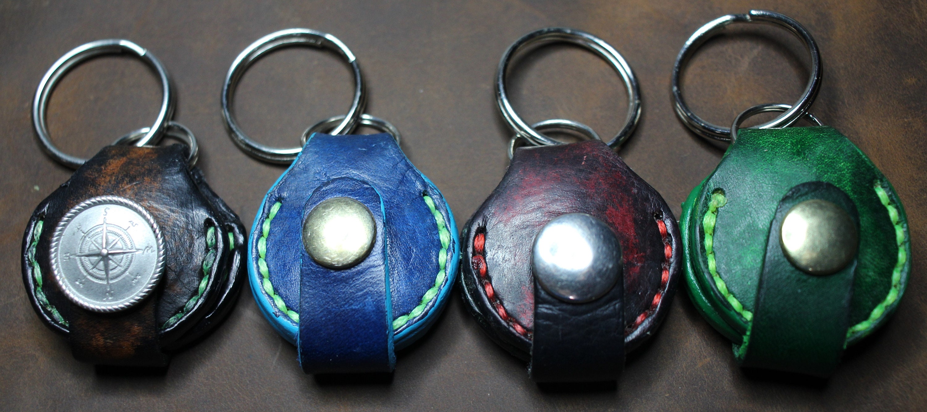 Leather Lucky Coin Holder Key Chain PDF Pattern Etsy