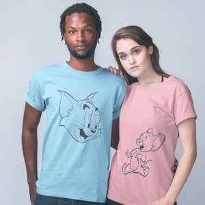 tom and jerry couple t shirts