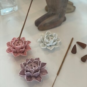 BESTSELLER *Lotus Ceramic 3 hole Incense Stick Holder