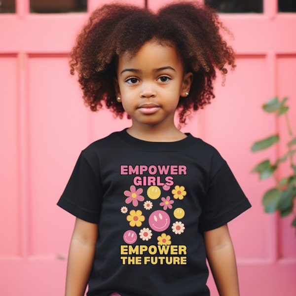 Youth t-shirt for girls empowering gift strong girl tee build confidence shirt #girlpower tee future leaders gift t-shirt for girl power