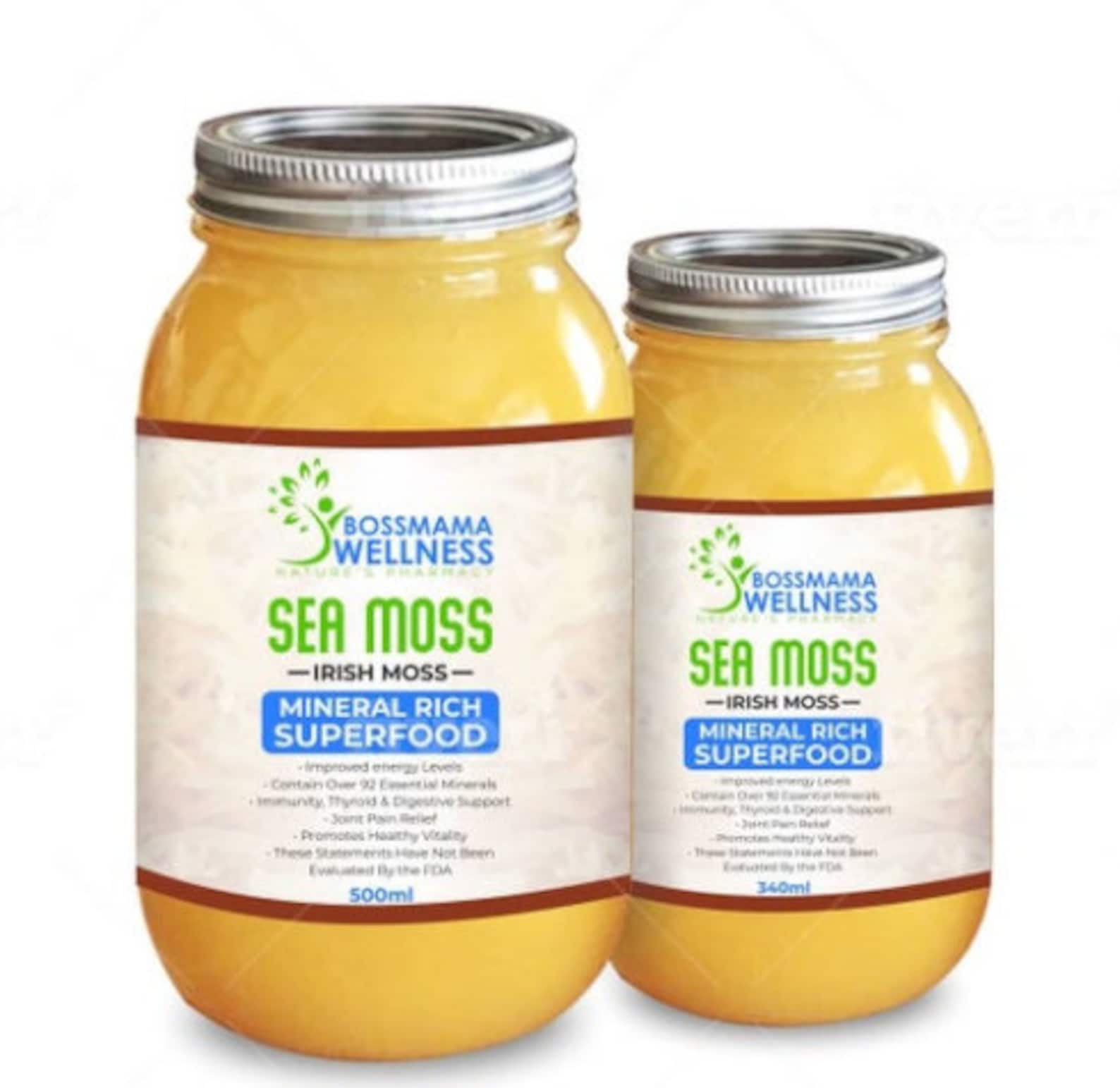 Irish Sea Moss Gel Dr. Sebi Approved Sea Moss Gel Wild Etsy