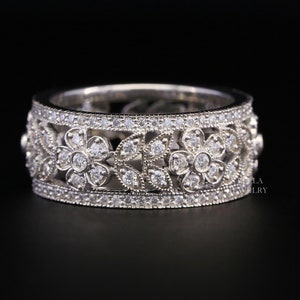 Antique filigree wedding band best sale