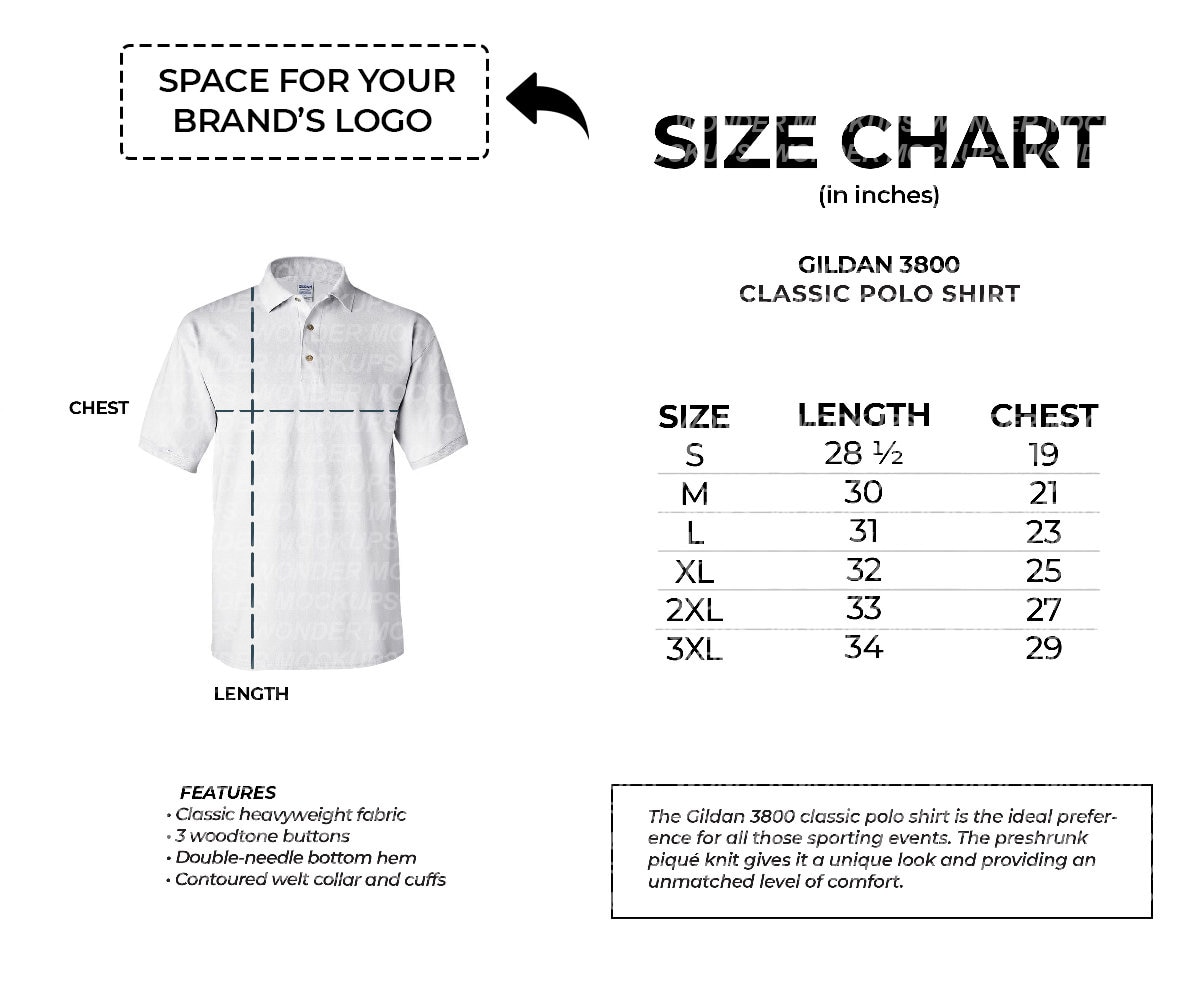 Belt Sizing Chart - Tailshot Polo