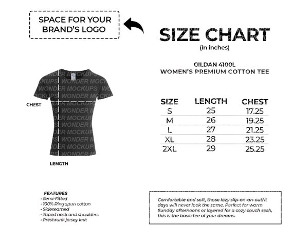 Gildan 4100L Women's Premium Cotton T 