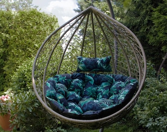 Cushion for Hanging swing cocoon handmade hanging chair garden chair cushion PREMIUM