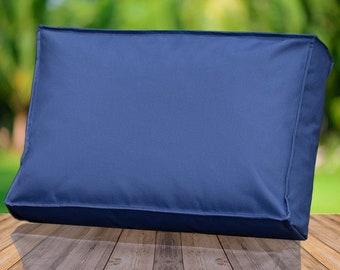 Gartenkissen für Euro-Palette 60x40 Outdoor-Kissen 1 Stück / Blaumarine