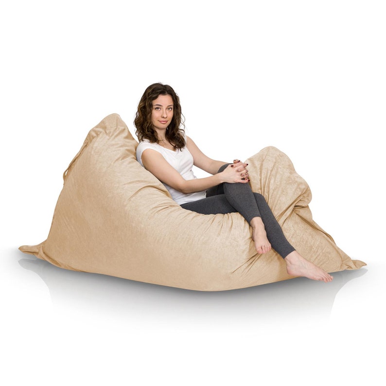 Bean Bag XXL Chair Giant EPS micro beads Furniture Bean Bag Big Sofa Extra pillows free of charge zdjęcie 4