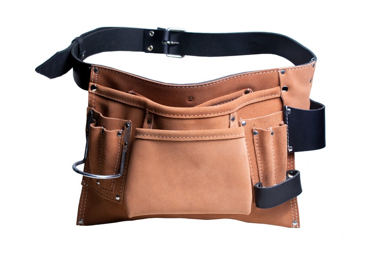 Personalized Leather Roofing tool belt for builders and fitter Etsy