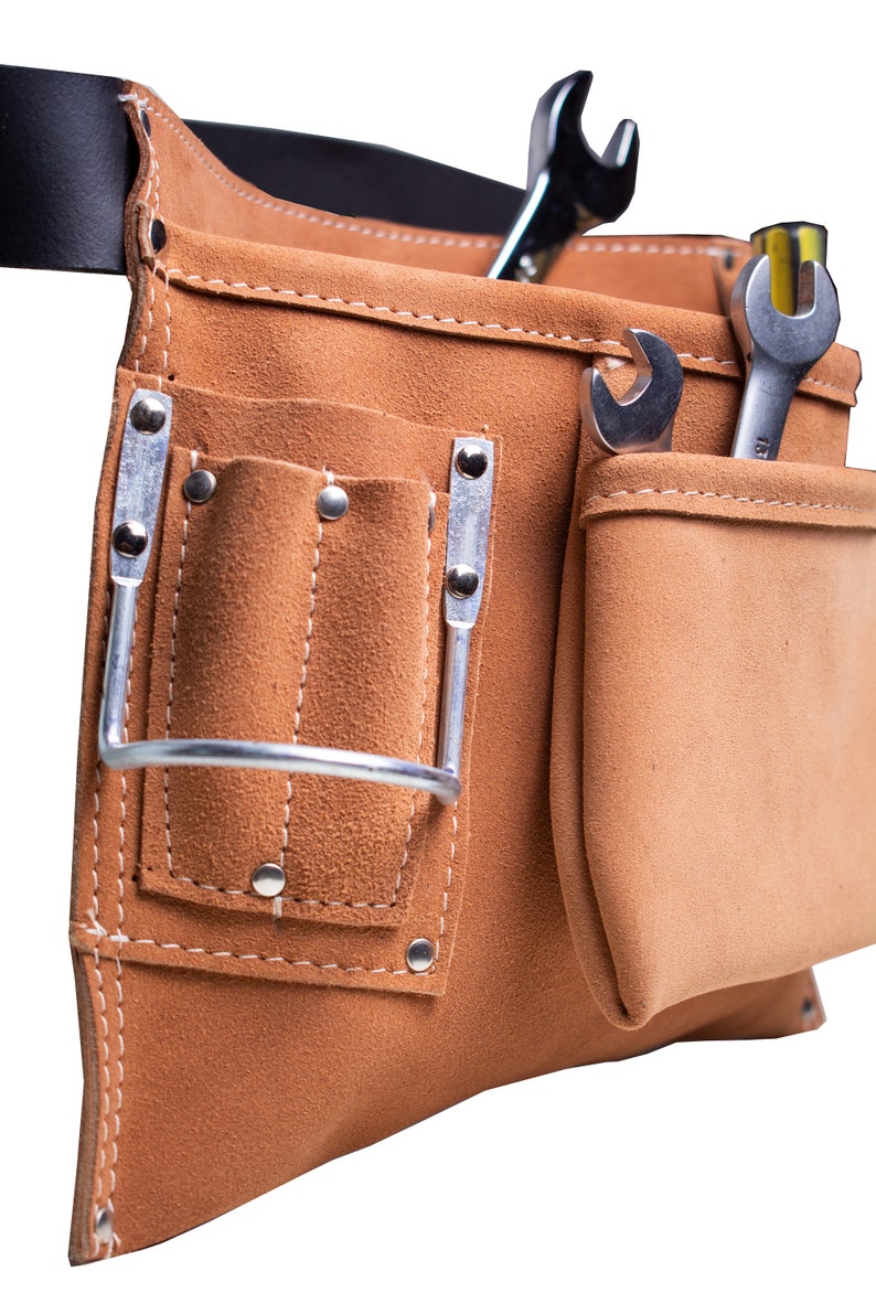 Personalized Leather Roofing tool belt for builders and fitter Etsy