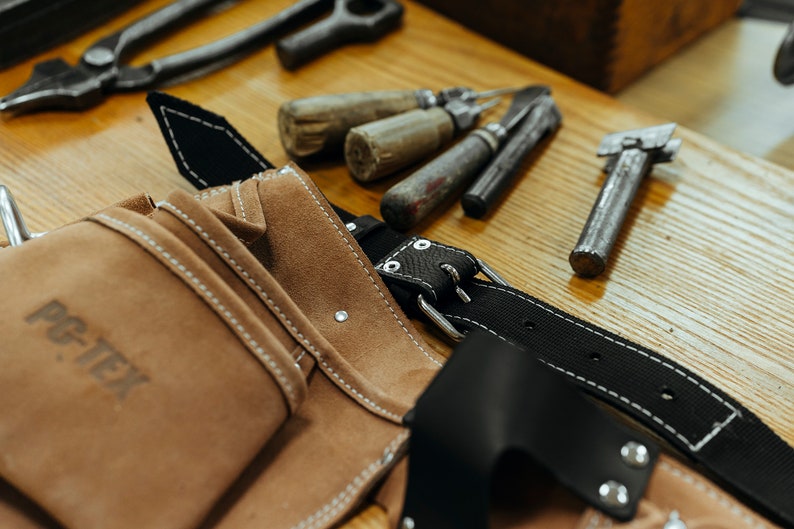 Personalized Leather Roofing Tool Belt for Builders and Etsy