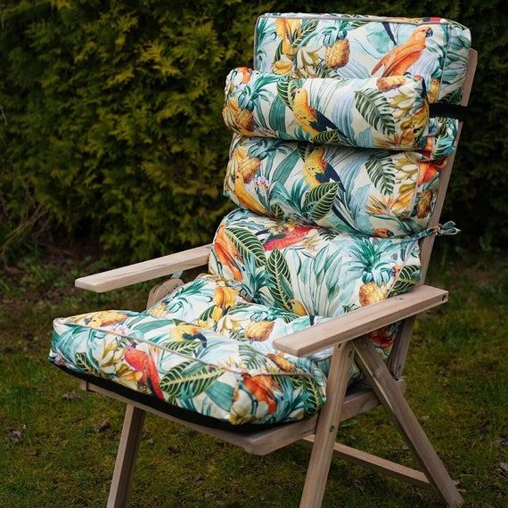 Garden Chair Pillow Sun Lounger Cushion Pad Replacement Chair Seat