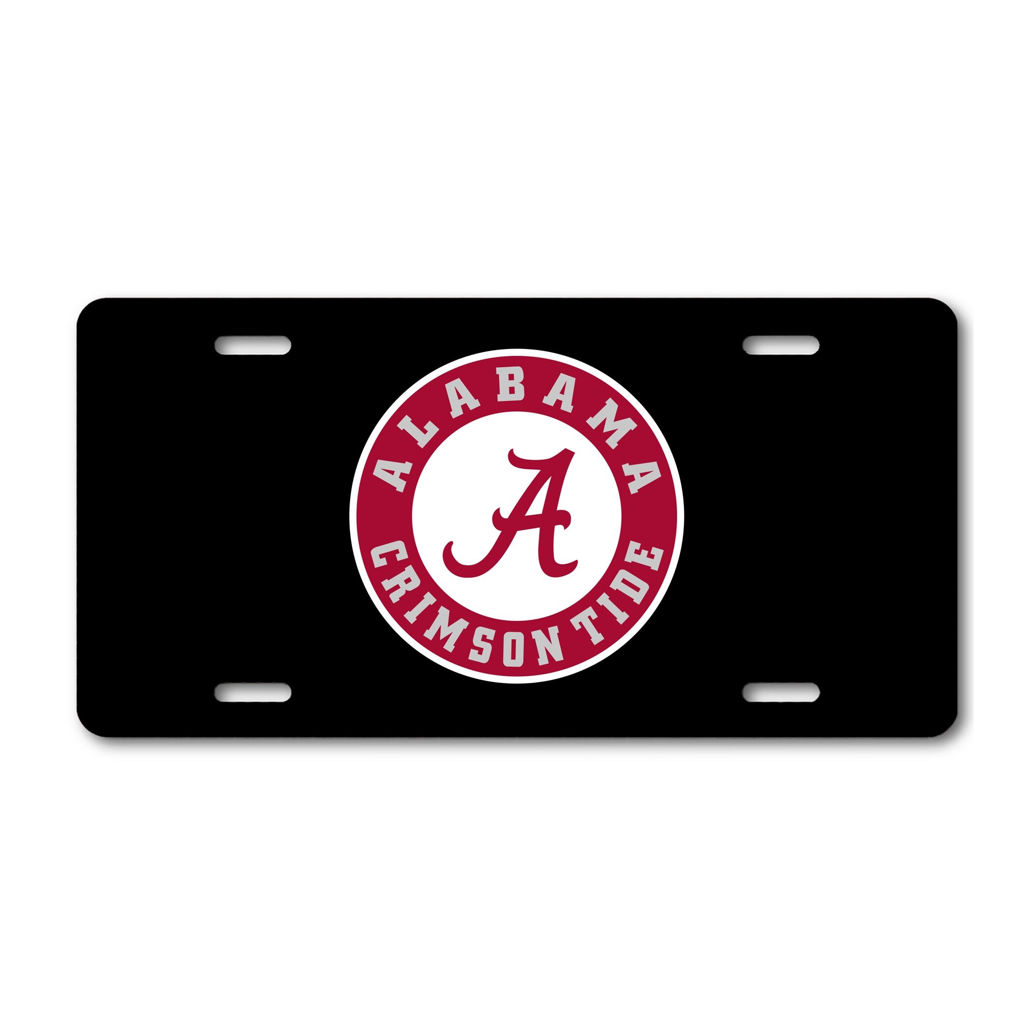 Alabama Crimson Tide Black License Plate Vanity Car Truck Etsy