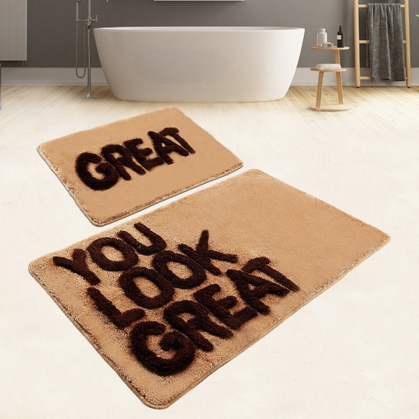 Decorative Bathroom Rugs Etsy