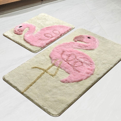 PINEAPPLE FLUFFY RUG Ultra Soft and Fluffy Bathroom Rug Set of Etsy