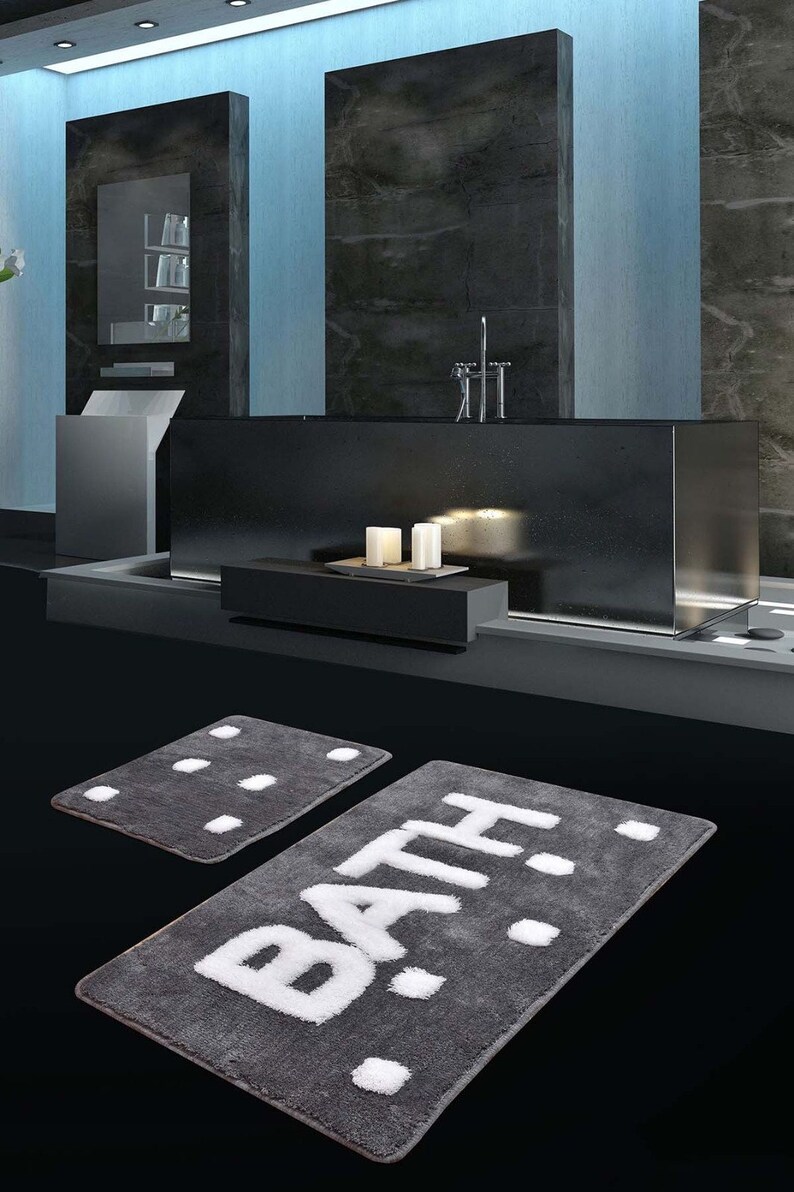 FLUFFY BATHROOM SET 2 Pieces / 3 Color Options Super Soft and Etsy