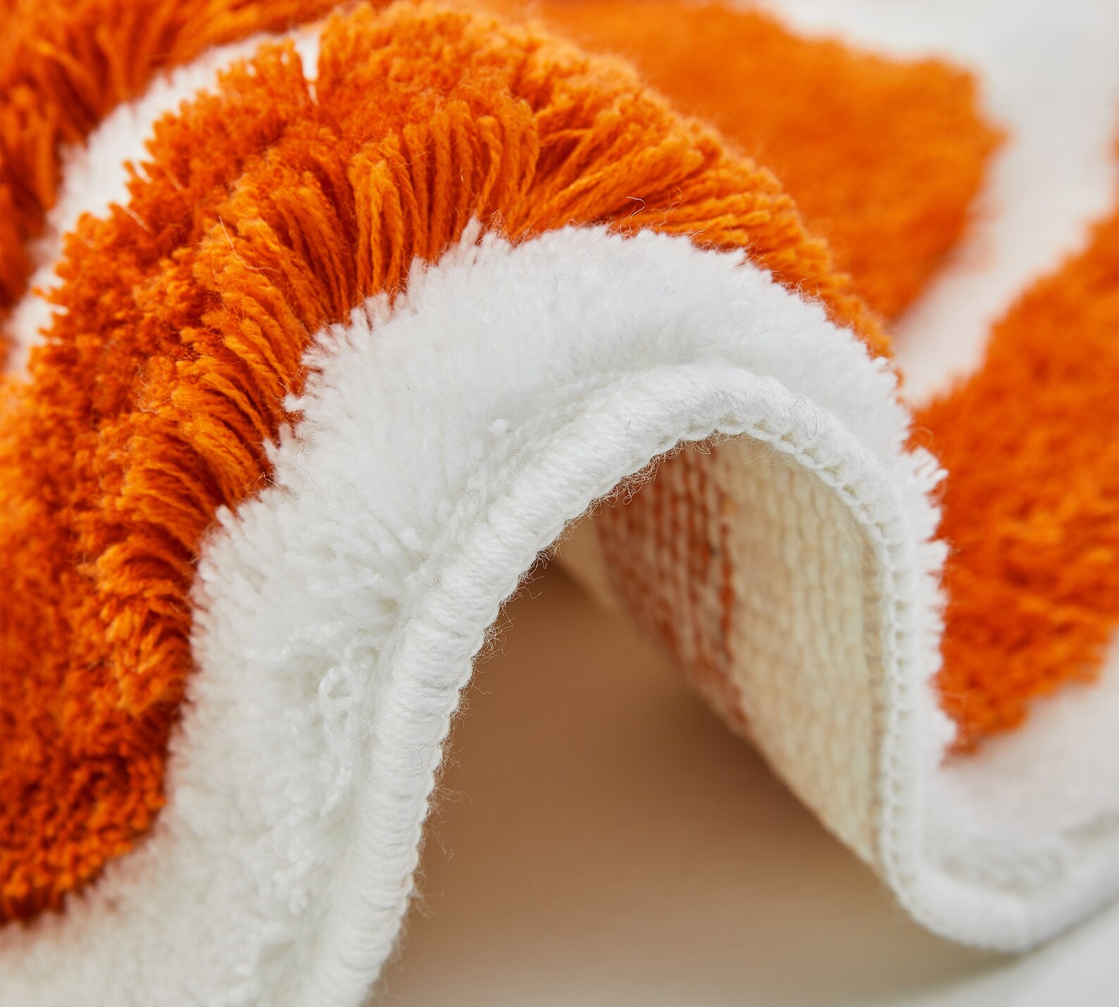 SHAGGY YELLOW RUG / Circle Fluffy Lemon Rug Shaggy Accent Etsy