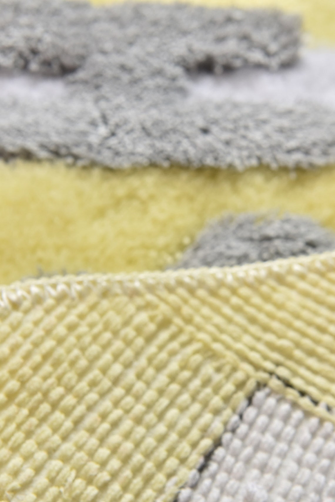 SUNSHINE FLUFFY RUG / Yellow Fluffy Bathroom Rug Nonslip Etsy