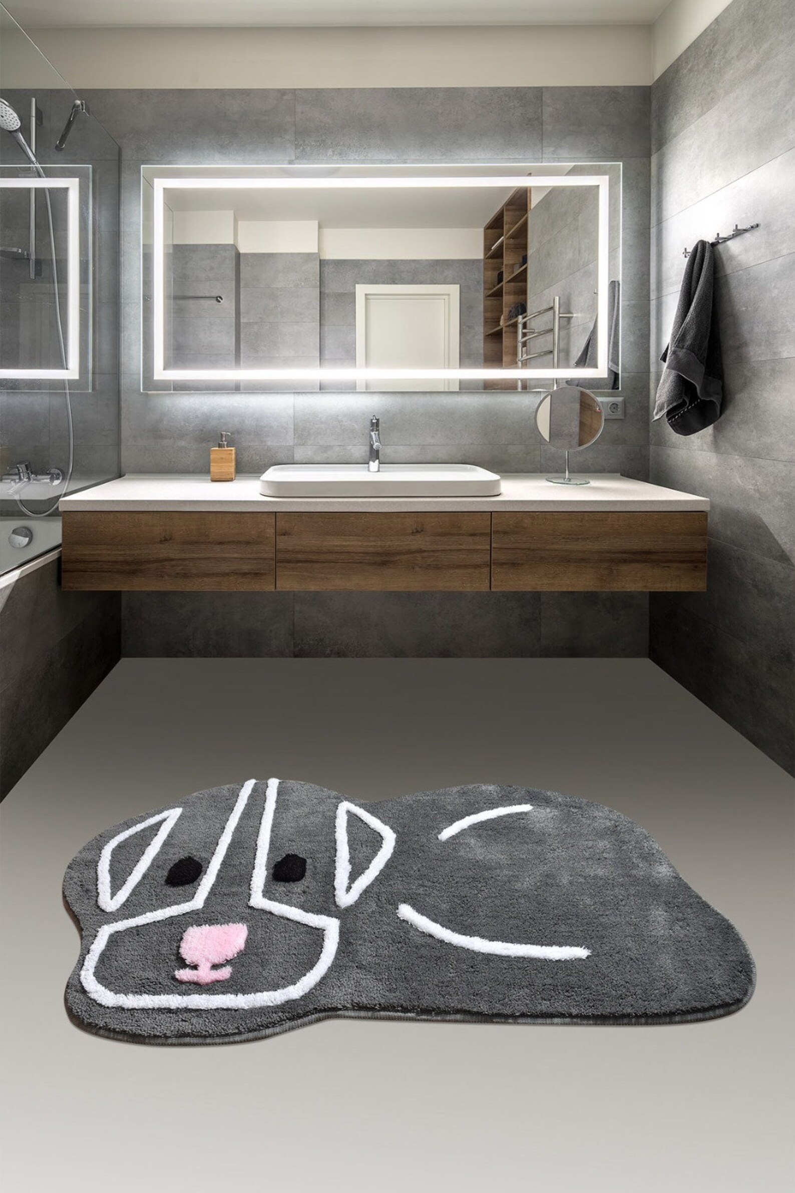 FLUFFY DOG RUG / Ultra Soft and Fluffy Dog Shaped Rug Etsy UK