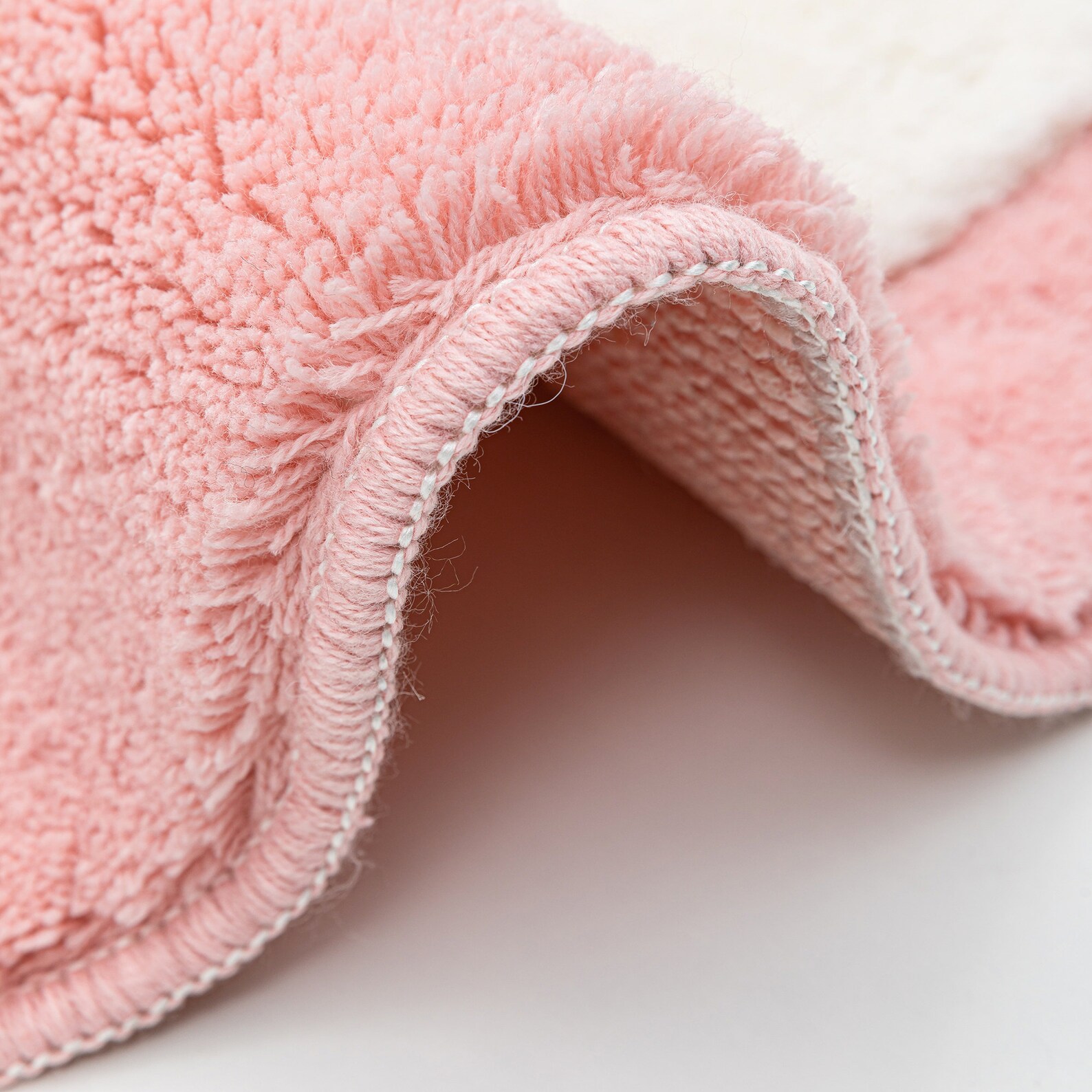 Fluffy Pink Heart Rug Cute Heart Engraved Circle Accent Rug Etsy
